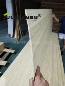 2mm bamboo plywood natural vertical