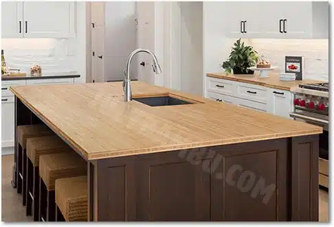 bamboo countertop