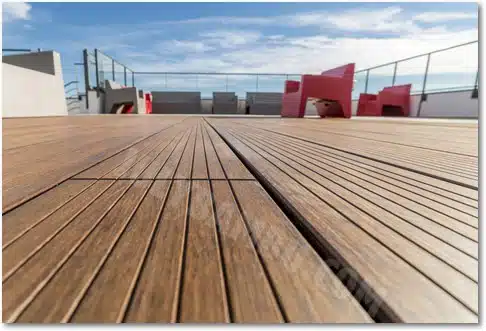 outdoor bamboo decking