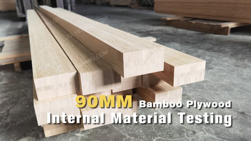 thickness 90mm length 4000mm bamboo plywood internal material testing 1
