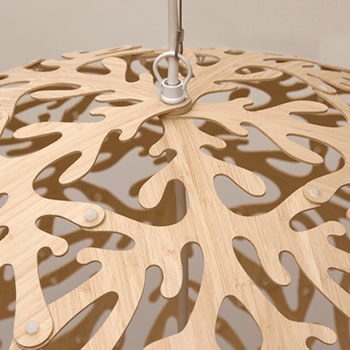 lamp shape bamboo laminated veneer plywood sheet