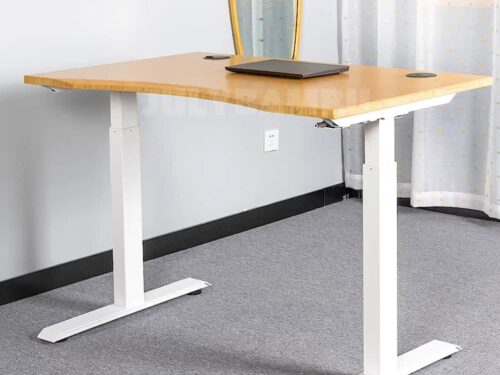 Bamboo Desktops Electric Height Adjustable