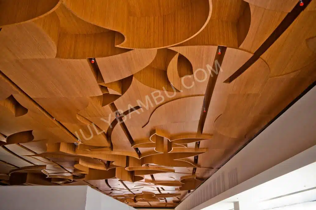 Bamboo plywood is increasingly used in flooring, wall paneling, and ceilings, helping projects achieve green building certifications like LEED and BREEAM.