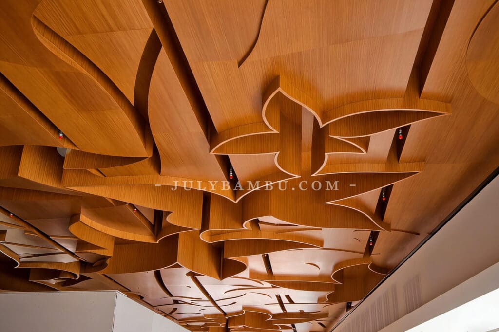 Bamboo plywood is increasingly used in flooring, wall paneling, and ceilings, helping projects achieve green building certifications like LEED and BREEAM.  