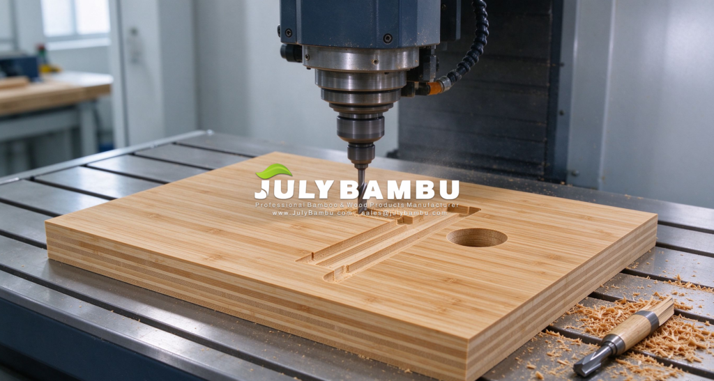 cnc machined bamboo panel for interior joinery and furniture