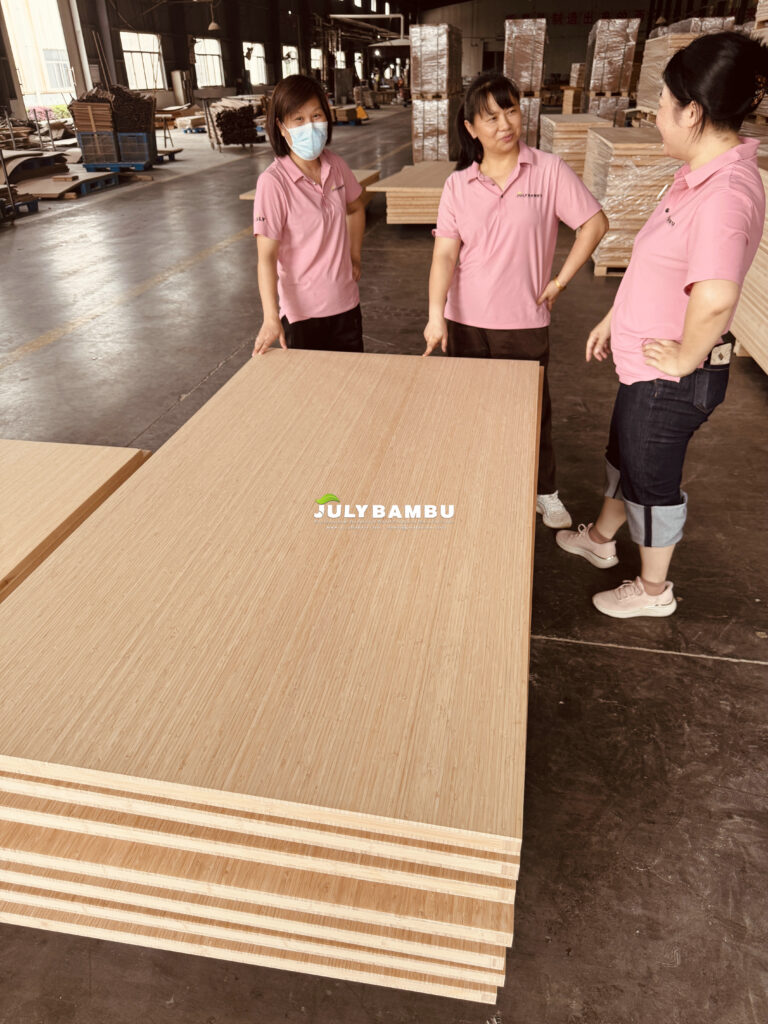 Our dedicated team supporting EU customers on bamboo panel projects and compliance documentation
